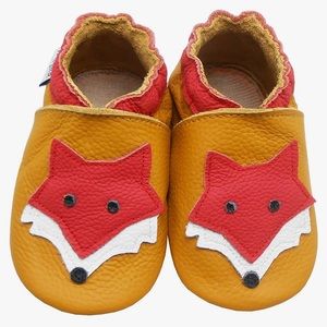 NWOT Leather Fox Baby Shoes